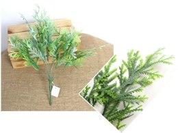 Gałązka 2szt TUJA wys. 40 cm 7 łodyg ZIELONA bielona MD-081A