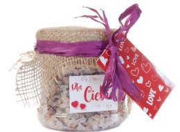 Himalajska sól do kąpieli z kwiatkami lawendy 