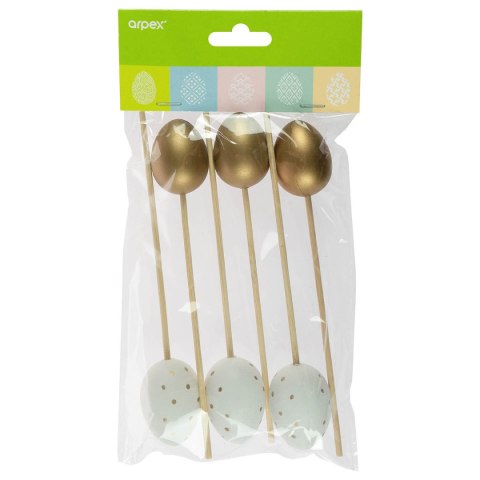 Jajeczka na piku glamour 6 szt. YP8137