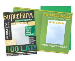 Karnet Urodziny (super facet, lusterko) DK-1215