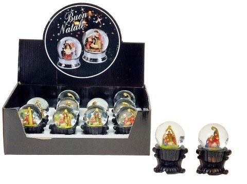 Kula wodna śnieżna szopka 8 x 4 cm