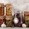 Naklejki 12szt domowa spiżarnia przetwory słoiki 55mm