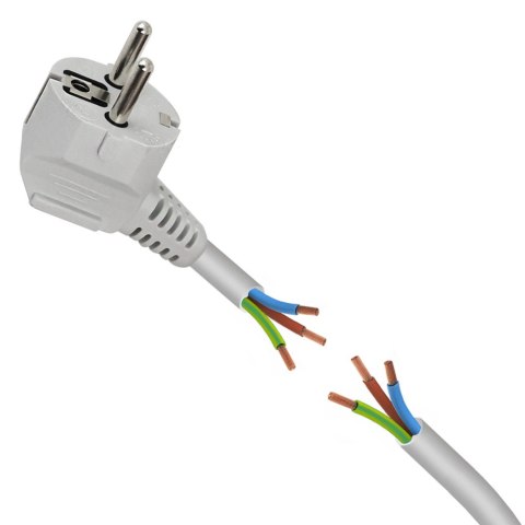 Przedłużacz listwa zasilająca 3 gniazdka z włącznikiem 1.5m BIAŁA ELK210W