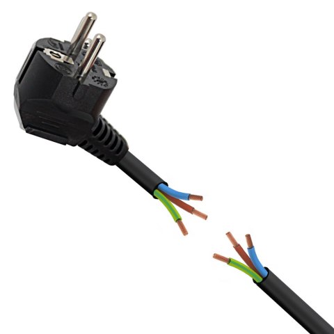 Przedłużacz listwa zasilająca 3 gniazdka z włącznikiem 1.5m czarna ELK210K