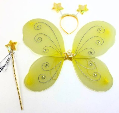 Zestaw motyl żółty