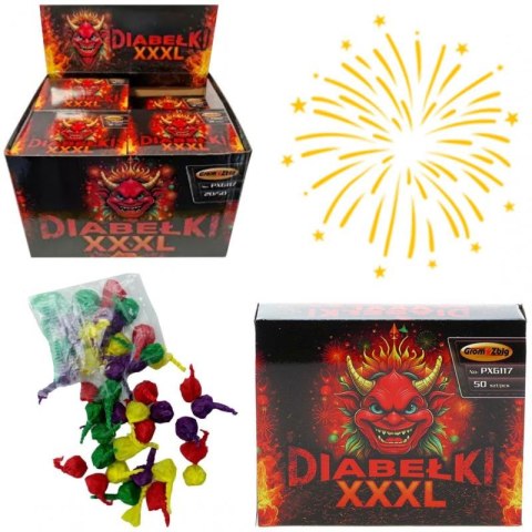 Diabełki strzelające XXXL 50 szt. B-6005