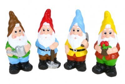 Figura ogrodowa krasnal 30cm ceramika