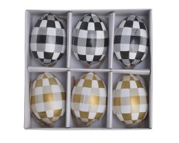 Jajka 6cm zawieszki 6szt. HEA-2023S0317