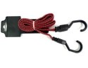 Linka mocna guma bagażowa z haczykami do samochodu roweru 2cm / 1m