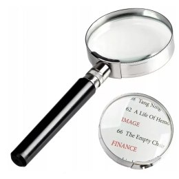 Lupa metalowa 90mm XJ4775