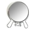 Lusterko kosmetyczne dwustronne powiększające do makijażu stojące 5"