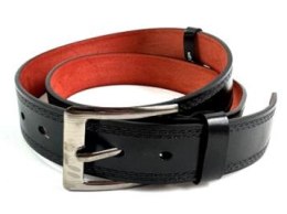 Pasek czarny do spodni 125cm