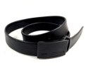 Pasek czarny do spodni automat 125cm