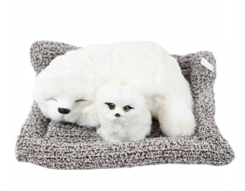 Pies na poduszce 27cm figurka dekoracyjna