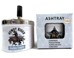 Popielniczka metalowa obrotowa 9 x 8cm