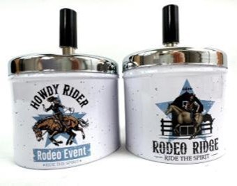 Popielniczka metalowa obrotowa 9 x 8cm