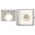 Pudełko na pieniądze kwadrat KOMUNIA- od MATKI CHRZESTNEJ - Ażur 3308A-KOM1B-MC