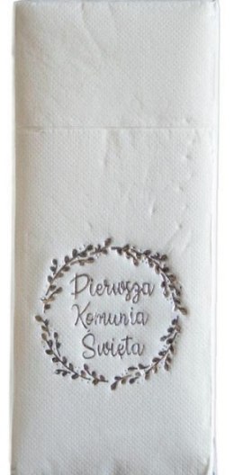 Serwetka 20szt. Komunia 32 x 38cm Kie-KWianekSR