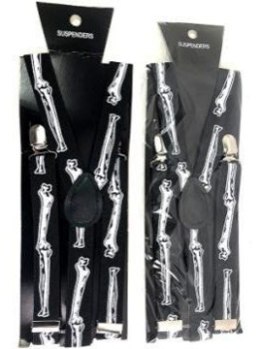 Szelki do spodni kościotrup