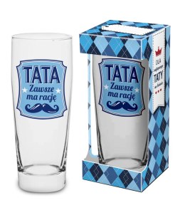 Szklanka do piwa 500ml. Tata ma zawsze rację