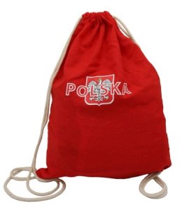 Worek z flagą Polski plecak-worek patriotyczny WOREK-PL RED
