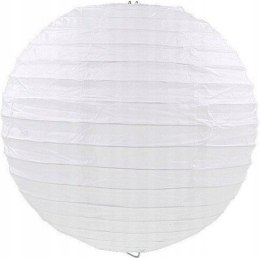 Abażur papierowy lampion biały klosz ślubny impreza dekoracja kula 35 cm PID0490