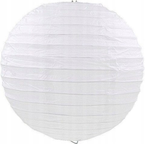 Abażur papierowy lampion biały klosz ślubny impreza dekoracja kula 35 cm PID0490