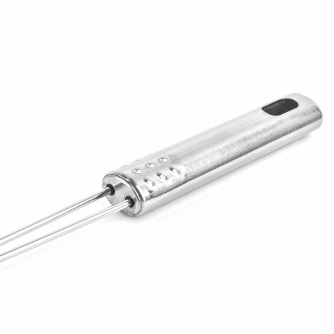 Ergonomiczna stalowa łyżka cedzakowa szumówka Pajęczynka 20 cm