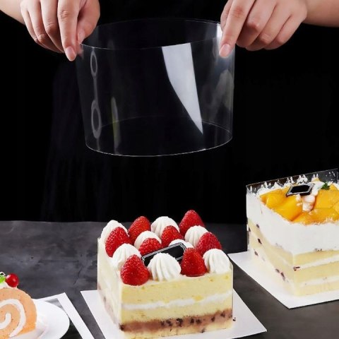 Folia rantowa rant owijka cukiernicza do tortu ciasta deserów 8 m x 14 cm PID0284