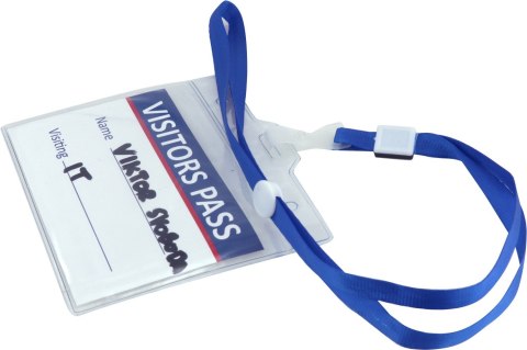 Identyfikator z niebieską smyczą 1399 T