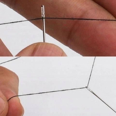 Igły samonawlekające do szycia ręcznego komplet igieł 12szt 3 rozmiary V2 PID1401