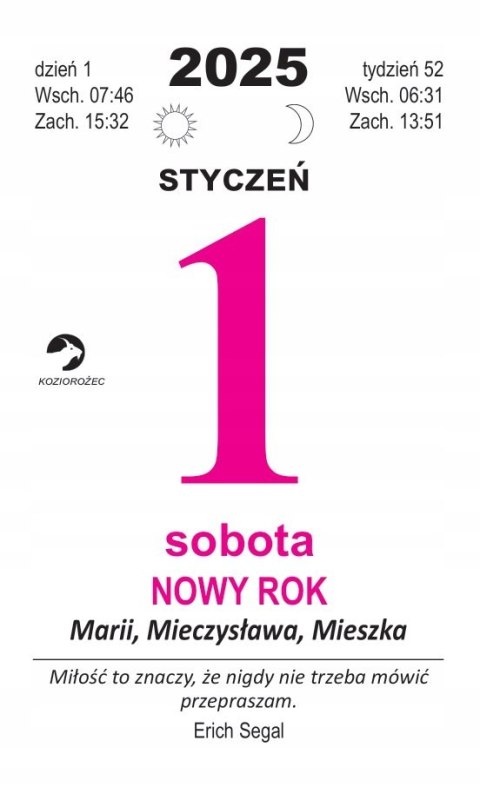 Kalendarz 2026 kulinarny B7 zdzierak