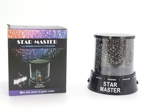 Lampa LED z projektorem