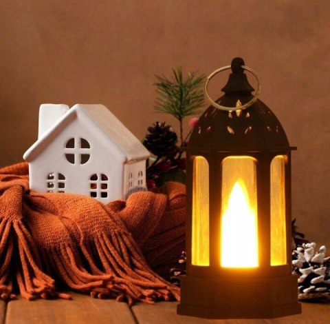 Lampion adwentowy na roraty dla dzieci wkład znicz latarnia lampka led świeczka L6 PID1252