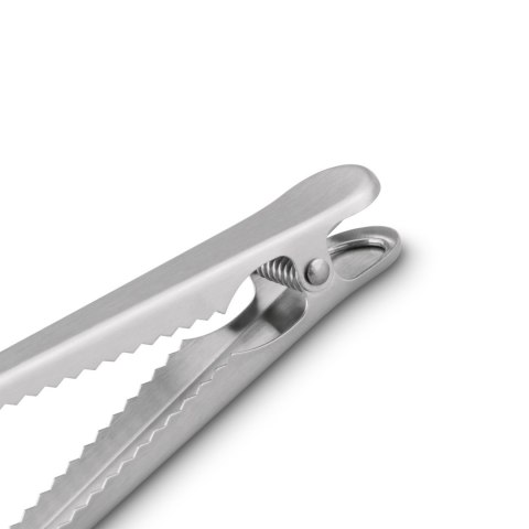 Miarka łyżeczka do kawy i herbaty z klipsem nierdzewna srebrna