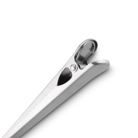 Miarka łyżeczka do kawy i herbaty z klipsem nierdzewna srebrna