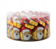 Mikołaj 13g głowa czekoladowa 60szt.