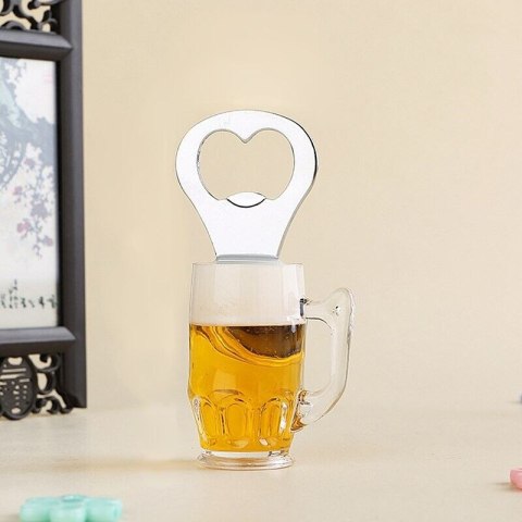 Otwieracz do butelek piwa kapsli ozdobny magnes na lodówkę 2w1 KUFEL