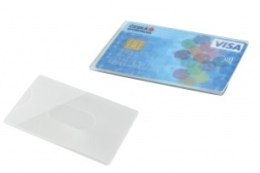 Plastikowy przeźroczysty identyfikator 85 x 54mm 3071