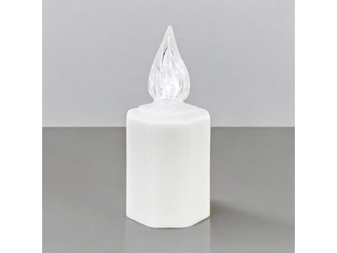 Świeczka led / wkład do zniczy 11cm a7155w-w