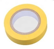 Taśma izolacyjna 10szt. IZOLACJA PVC szer. 1,7 cm, dł. 2,5 m ŻÓŁTA NT5776