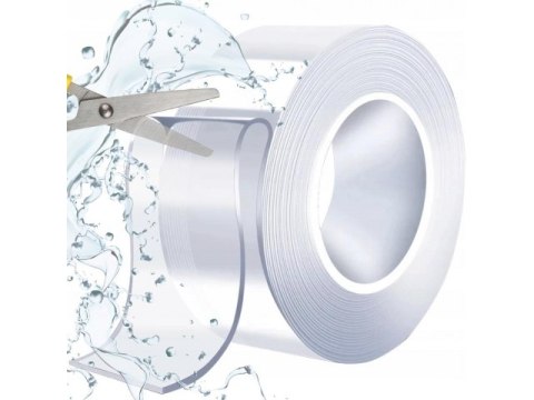 Taśma samoprzylepna NANO przezroczysta dwustronna montażowa 20mm x 1,5 m PSD-2397