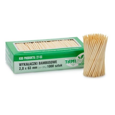 Wykałaczki bambusowe 1000 szt. 27-53