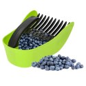 Zbieraczka do drobnych owoców, zielona, z tworzywa