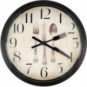 Zegar ścienny okrągły retro zegarek na ścianę stylowy kuchenny 20cm V2