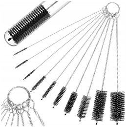 Zestaw szczotek czyścik do słomek rurek auta wyciory 10szt. PID0899