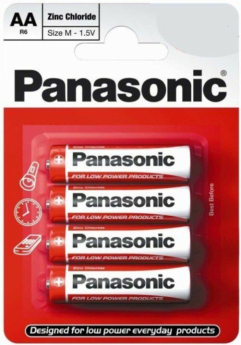 Bateria Panasonic R6 AA - blister 4 szt.