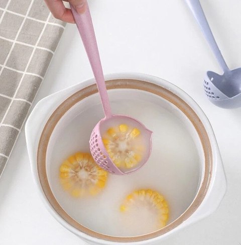 Chochelka chochla z durszlakiem do zupy sitko cedzak cedzakowa durszlak 2w1 PID0707