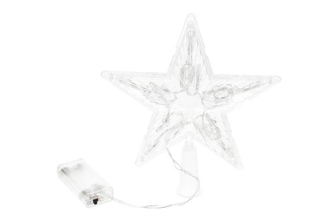 Czubek na choinkę gwiazda led 19 x 3,5 x 21cm