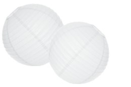 Dekoracyjny lampion papierowy biały 40cm. NGY02034 1754376